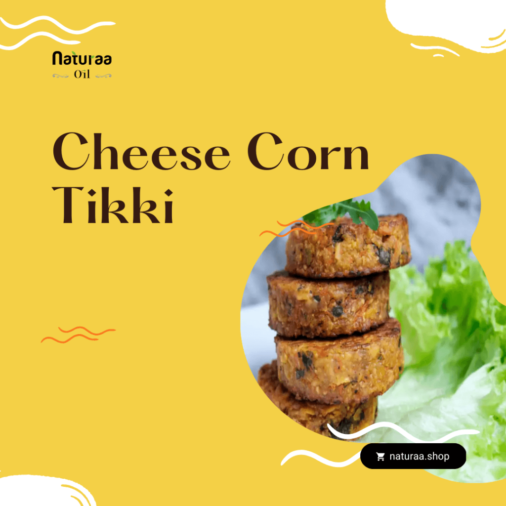 Cheese Corn Tikki : How to make it